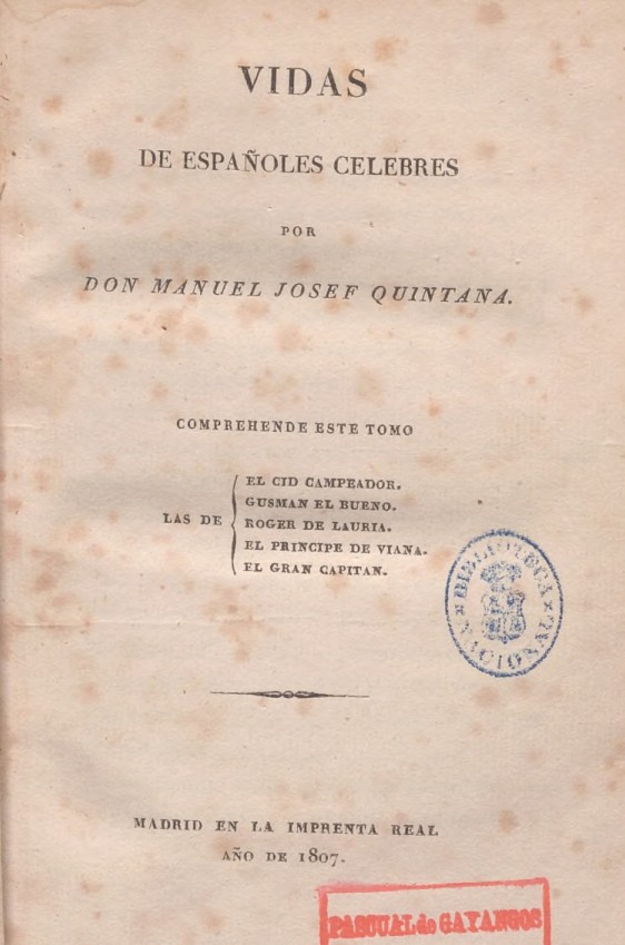 Vidas de españoles célebres